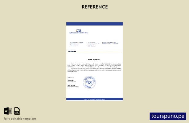 lista para imprimir plantilla de referencia del Banco Qishloq Qurilish de Uzbeki